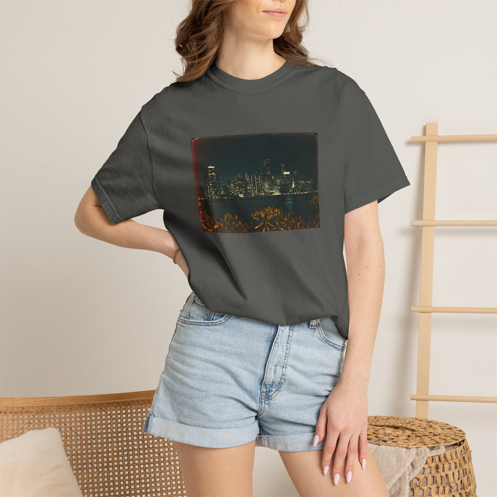 Miami Night Skyline T-Shirt