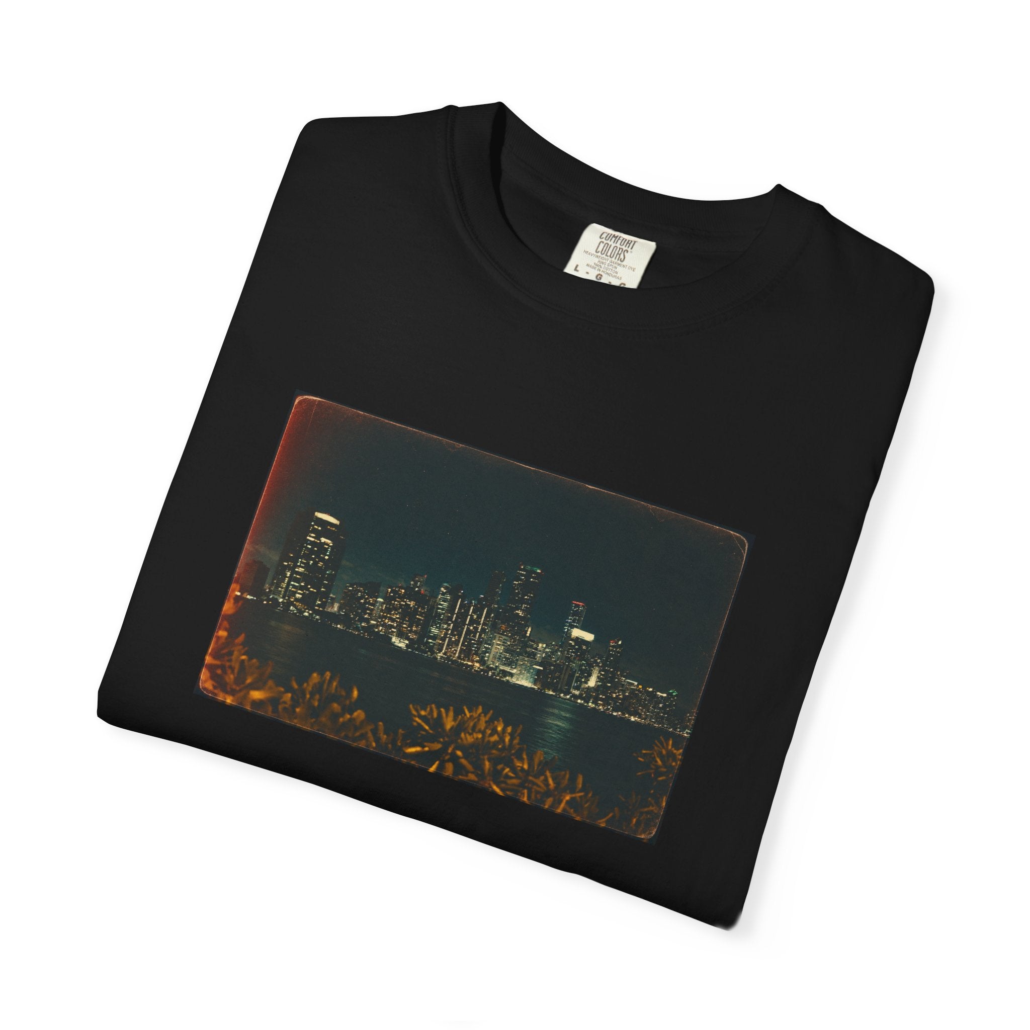 Miami Night Skyline T-Shirt