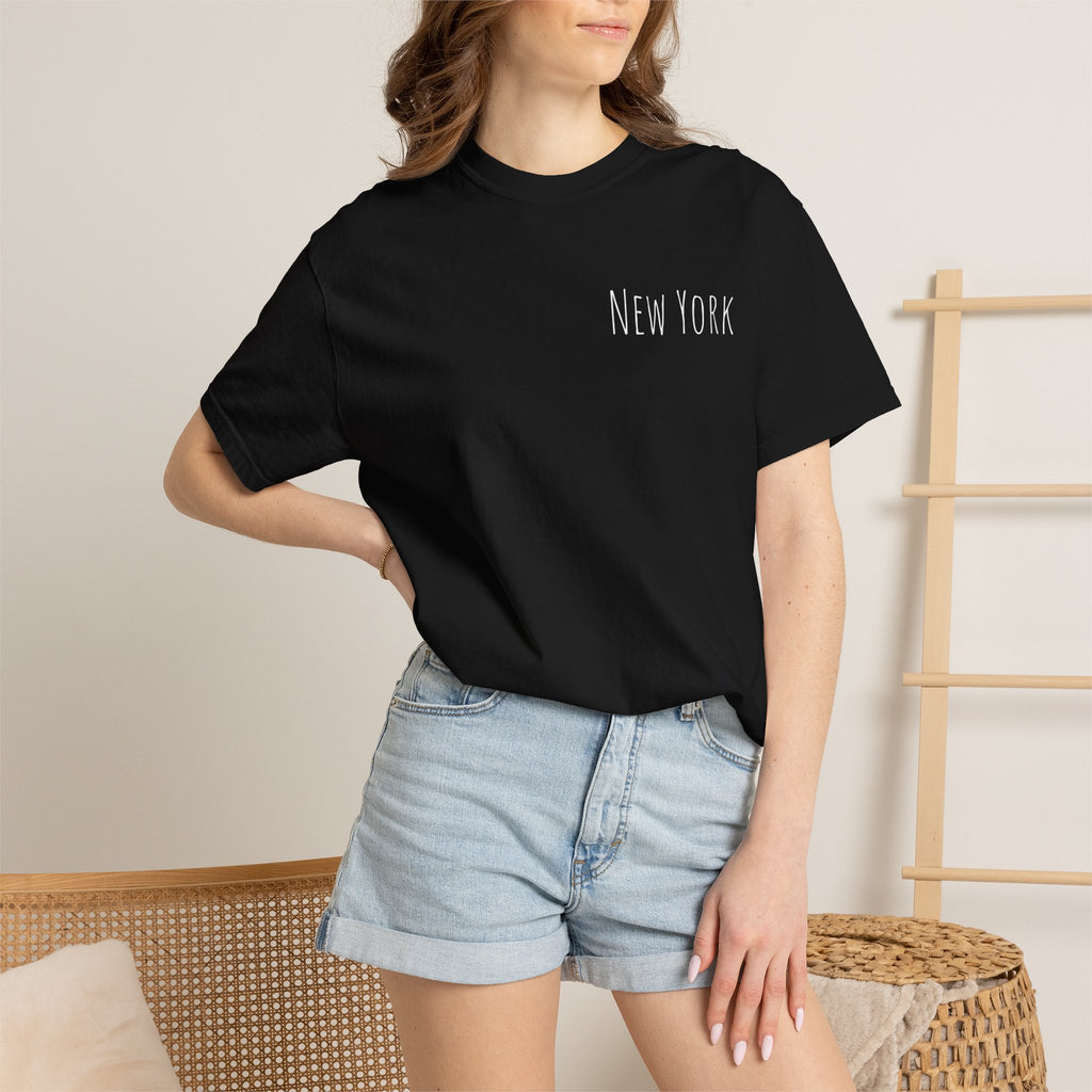 New York Night Skyline T-Shirt