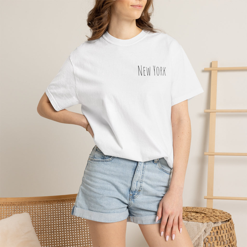 New York Night Skyline T-Shirt