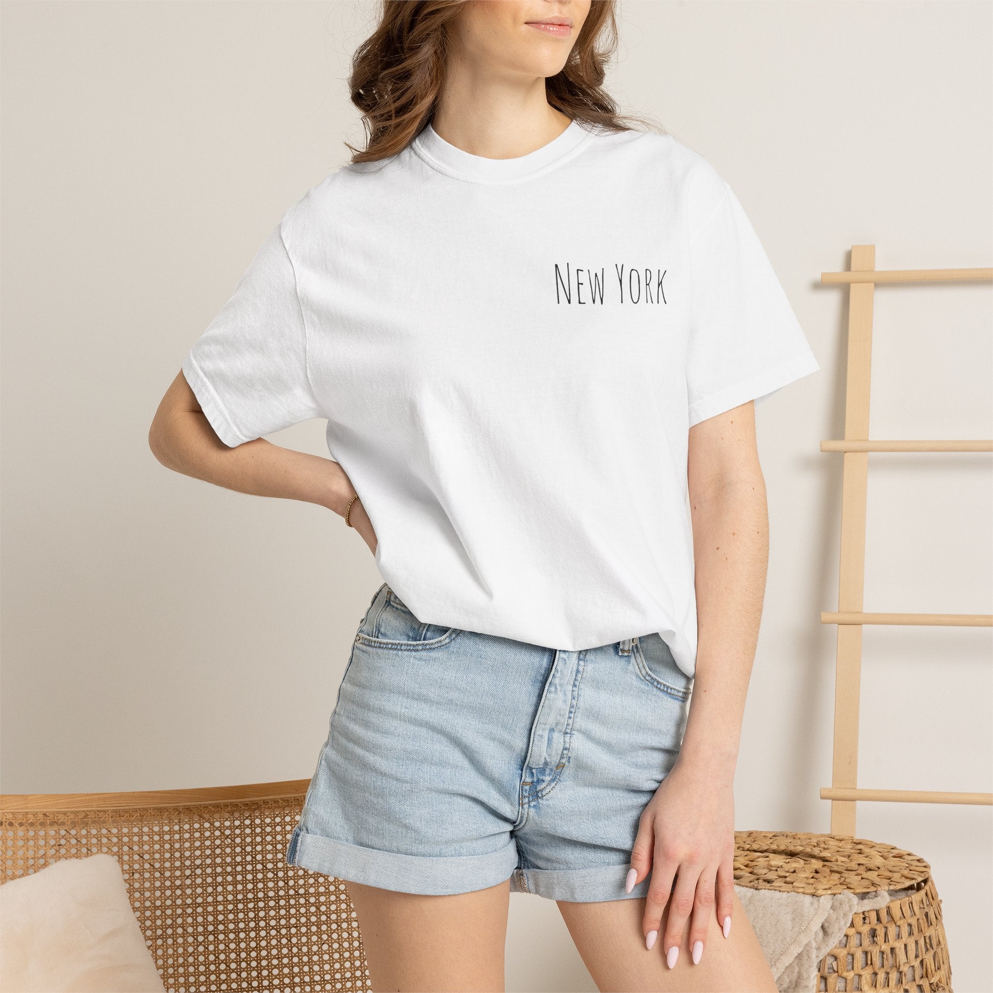 New York Night Skyline T-Shirt
