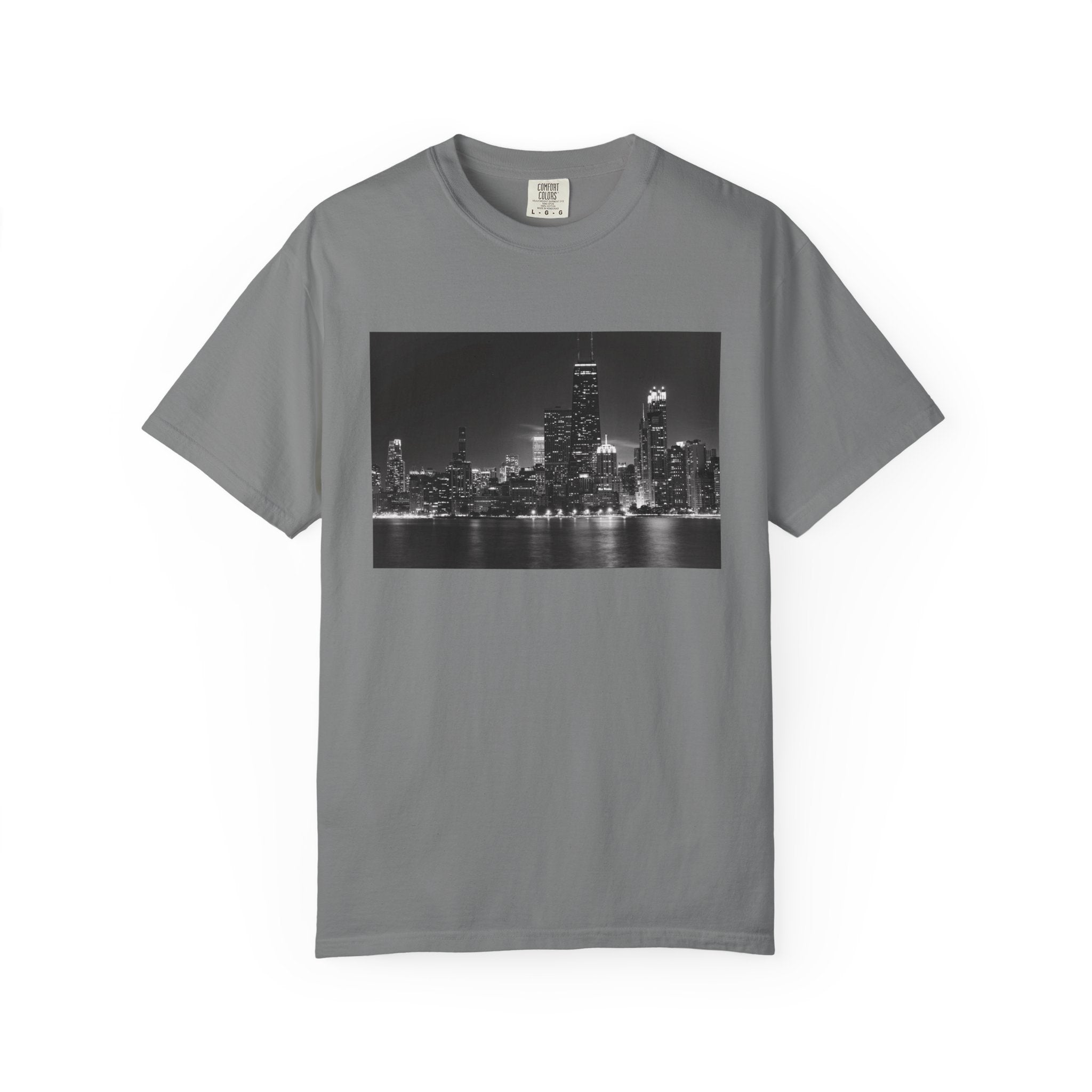 Chicago Night Skyline T-Shirt