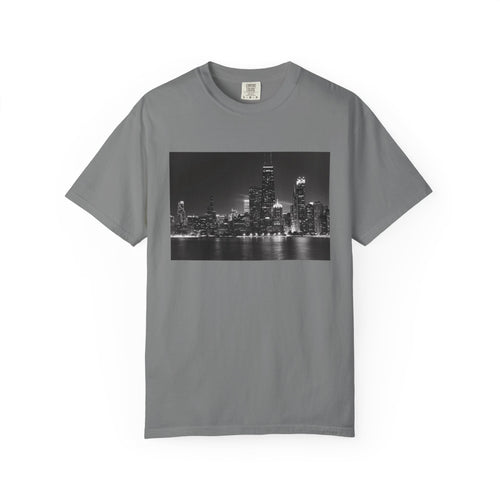 Chicago Night Skyline T-Shirt