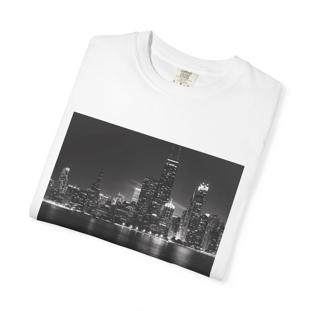 Chicago Night Skyline T-Shirt