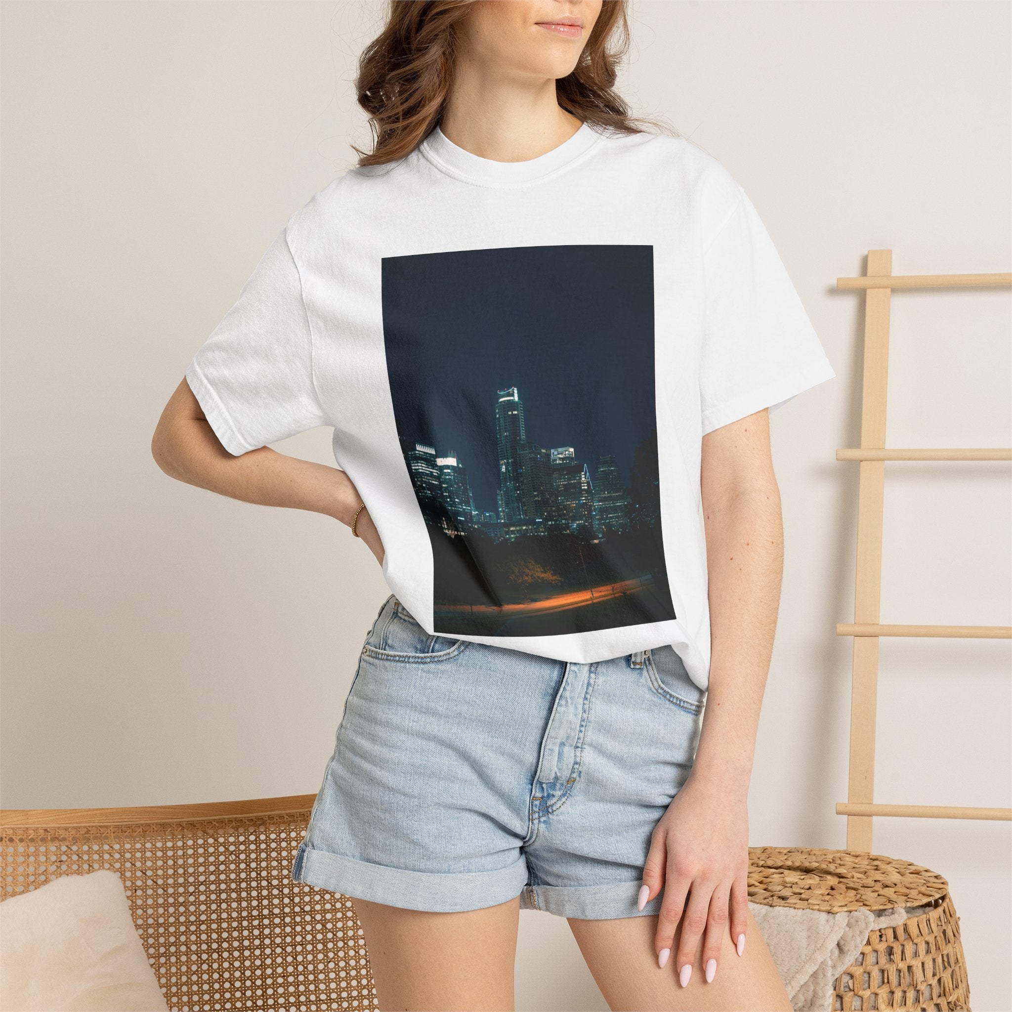 Downtown Austin Skyline Graphic T-Shirt