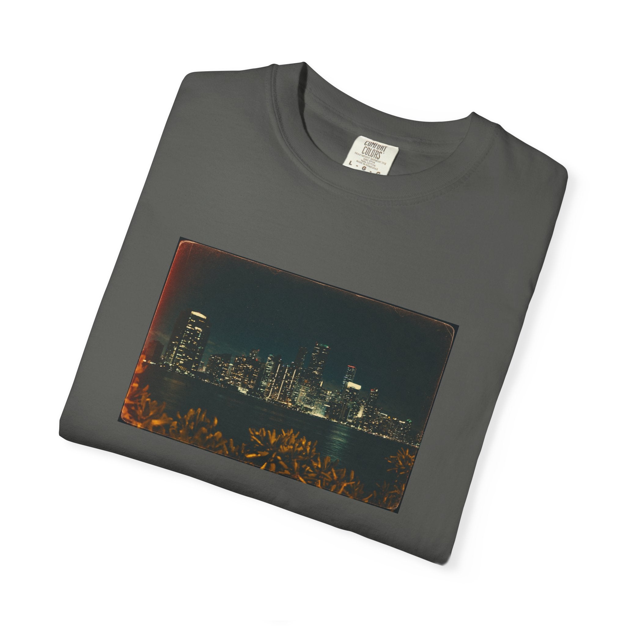 Miami Night Skyline T-Shirt
