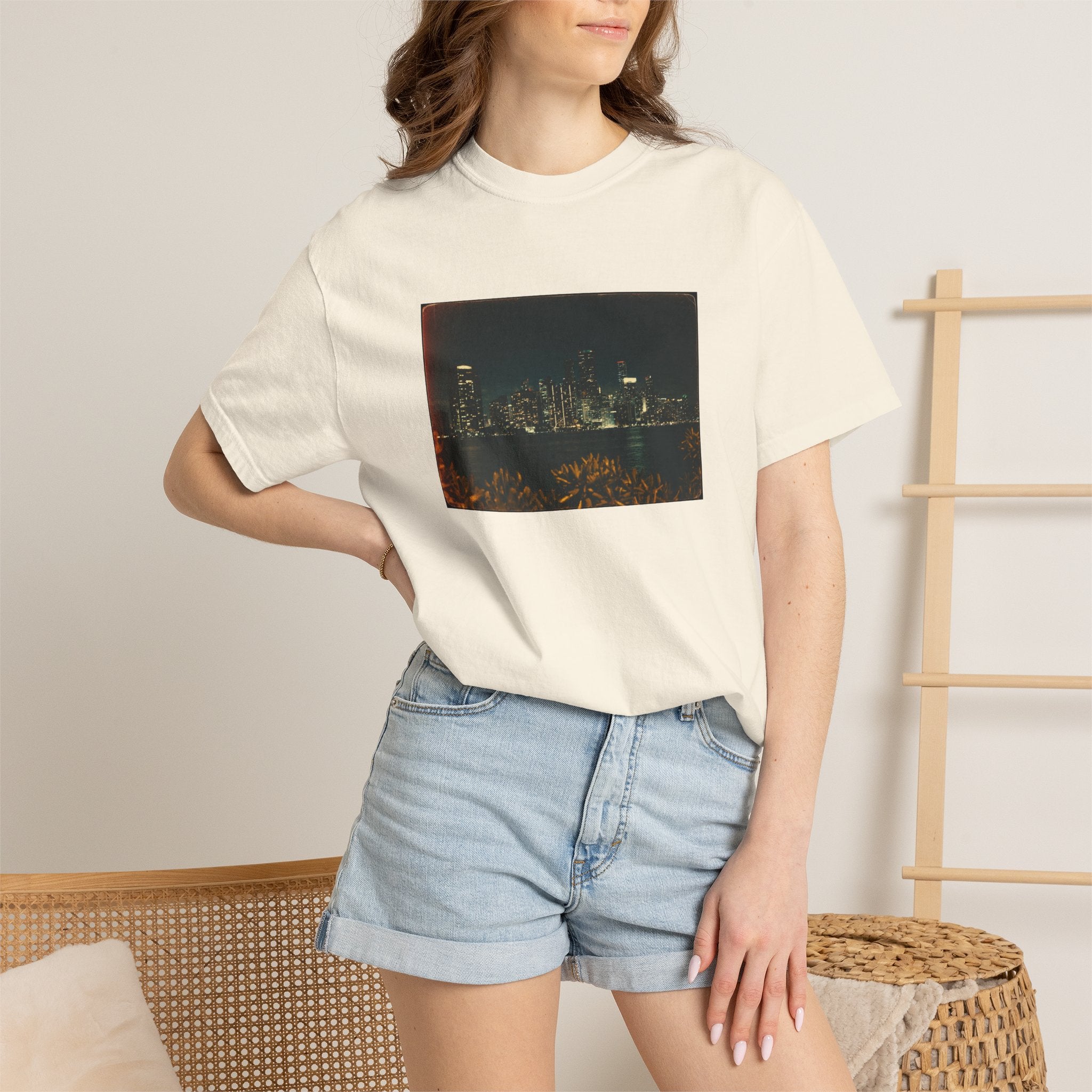 Miami Night Skyline T-Shirt