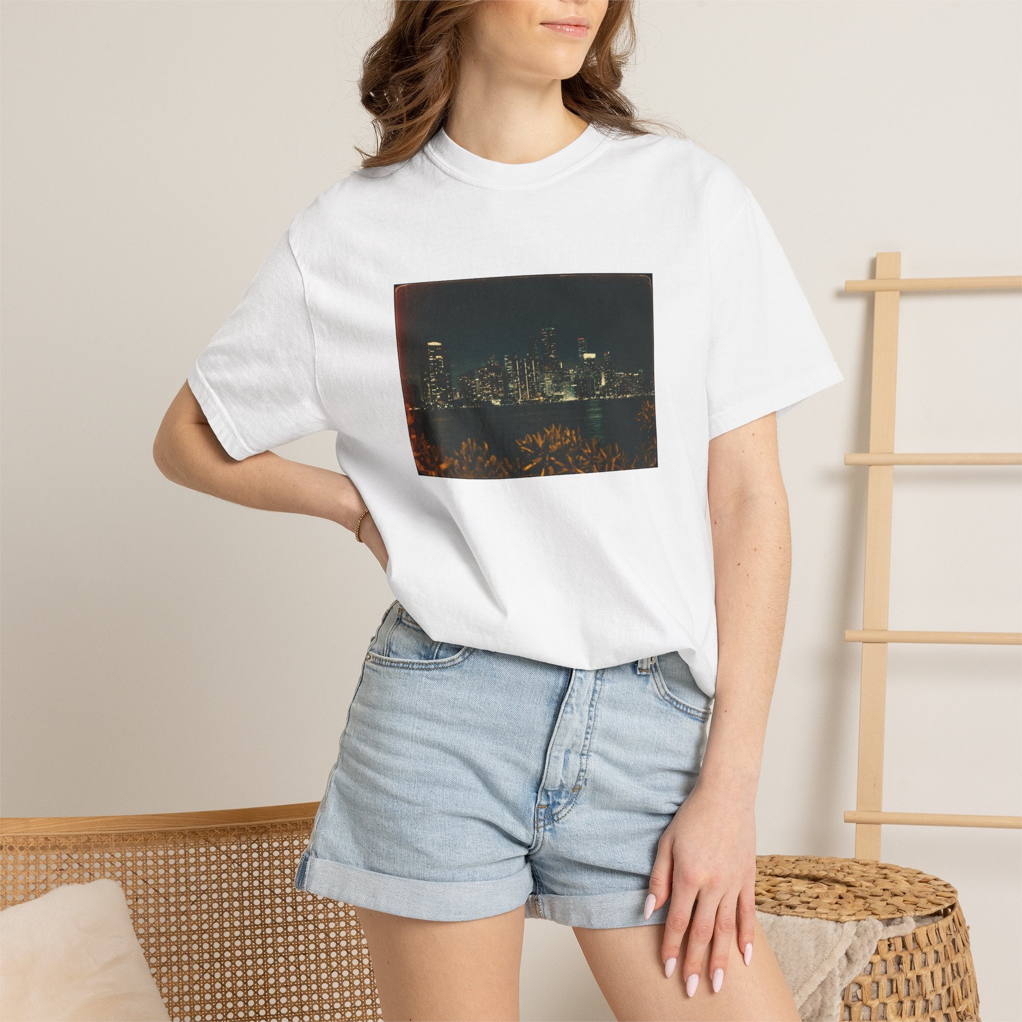 Miami Night Skyline T-Shirt