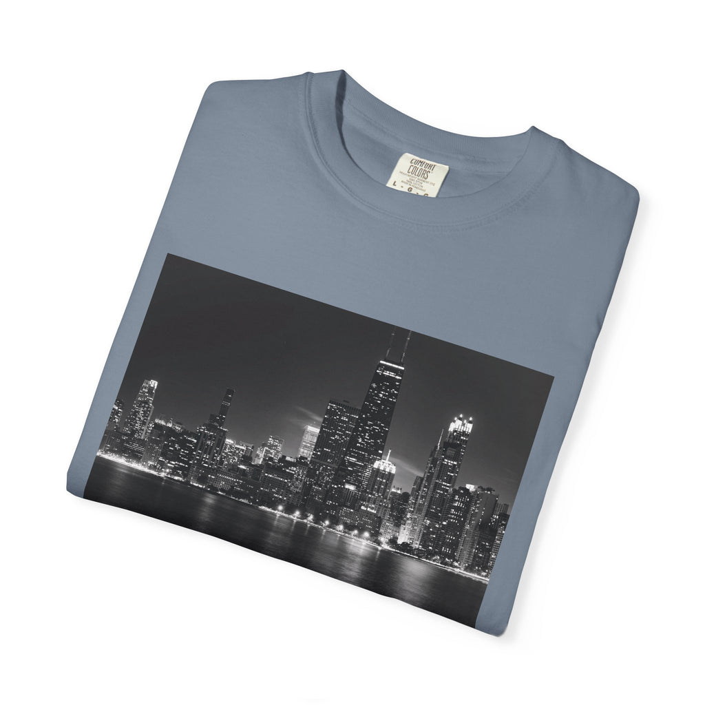 Chicago Night Skyline T-Shirt