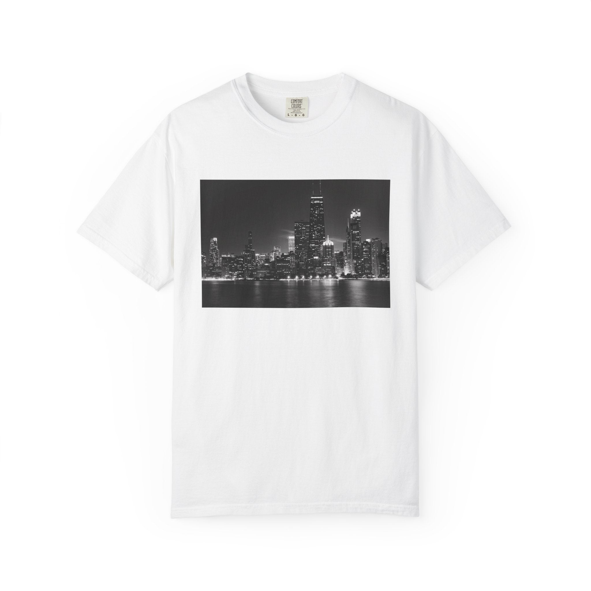 Chicago Night Skyline T-Shirt