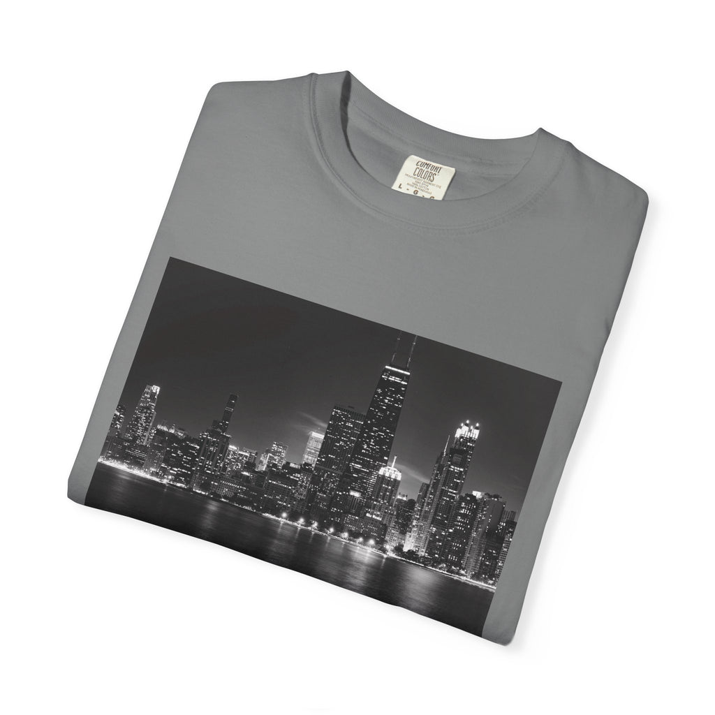 Chicago Night Skyline T-Shirt