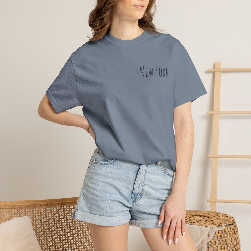 New York Night Skyline T-Shirt